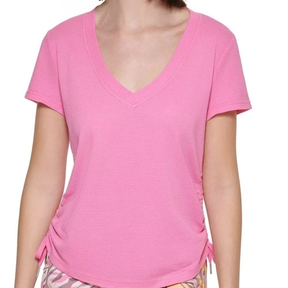 CALVIN KLEIN PERFORMANCE Women's Ruched Top, shirt - Picture 4 of 6